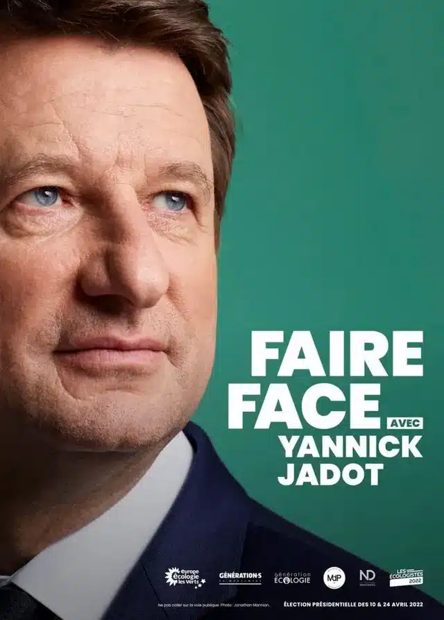 Yannick Jadot Affiche Campagne 