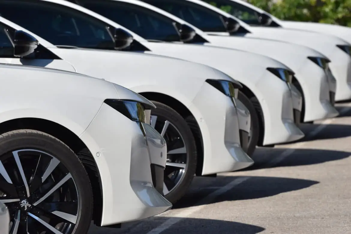 Sitges,,Spain,-,6th,February,,2020:,Hybrid,Plug-in,Vehicle,Peugeot