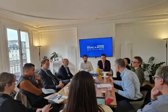 Réunion du Groupement logistique et flottes durables avec Damien Adam